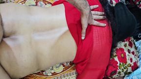 Red Dressed Desi Stepsister Fucked Doggy