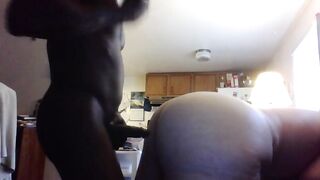 Interracial - Fat Butt Jersey mom fucks big black dick