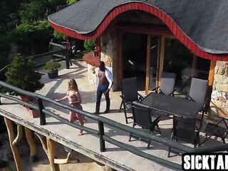 Hot biig butt hottie drank large wang and enjoyed coarse anal invasion