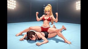 Female Wrestling Confessions #183B: Confessions of a Dominant Takedown (Animated)