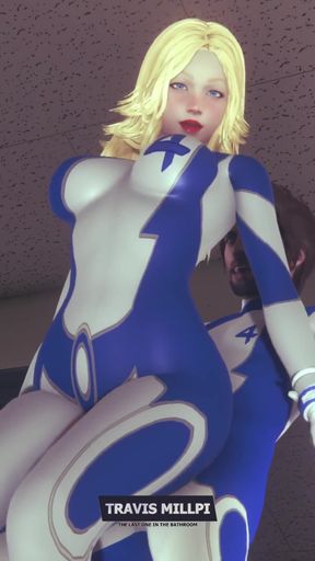 Invisible Woman Is Getting Fucked with Elastic Dick 2