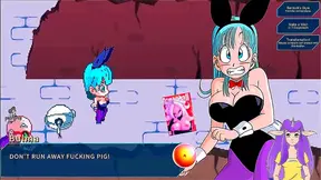 Bulma & Chi-Chi Seduce Vegeta in Dragon Ball Hentai Time Travel Adventure