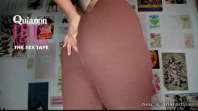 Yoga Pants again with the sexy latin teen