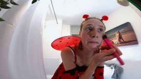Danielle Lady Bug Make Up (4K)