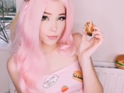 Belle Delphine gets her HOLE nice and FILLED UP