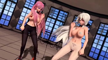 MMD-Luka and Haku-Sexy tights