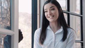 College girl fucks stepbrother's BBC best friend