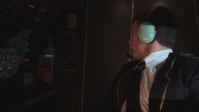 madelyn marie fucks the captain in the cockpit during a red eye flight