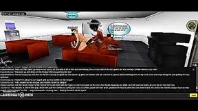 IMVU Celebs Entwine in Epic 3D Hentai Threesome Under Starlit Cosmos