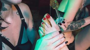 now they just want to kiss feet covered with honey