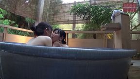 Real Shot Lesbian Hot Spring Journey - Part1