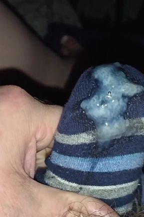Sock Filled with Cum