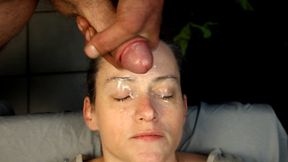 Huge cum blast in my fucking face