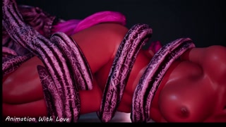Succubus Girl Dreams of Alien Tentacles | 3D Animation | Wild Life