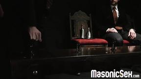 ”Handsome twink Ethan Tate moans in bareback sex with Cain Marko”