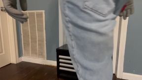 Repairman Gets Distracted by Toy in His Toolbox