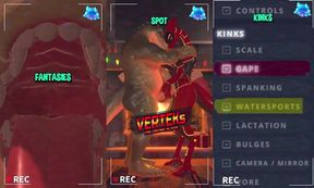 Gamer boy gets destroyed in VR furry slime sex game