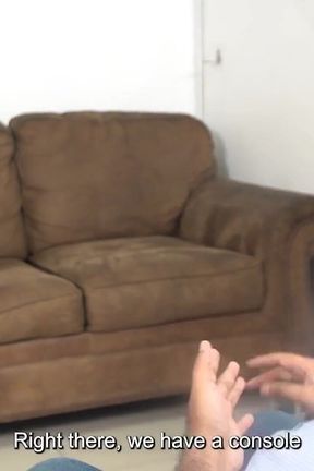 Horny Brunette Goes to Porn Casting and Takes a Big Cock