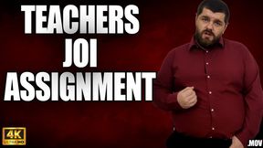 KingMarti: Teachers JOI Assignment - 4k UHD 2160p - MOV