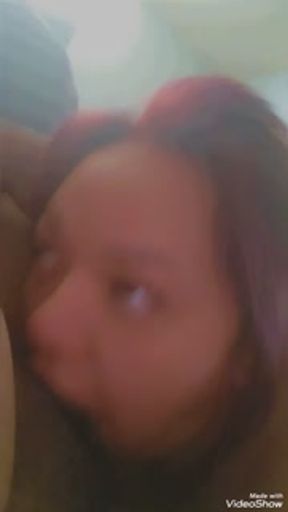 Had to taste the cum from my neighbor... I love it's so much I......