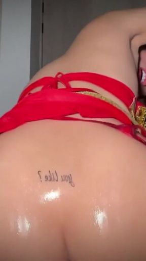 Beautiful horny Arab rides up the ass on a big white cock   Clip 2