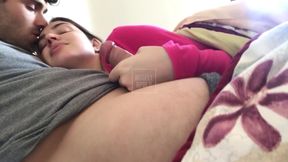 Cuckold husband left me alone with her