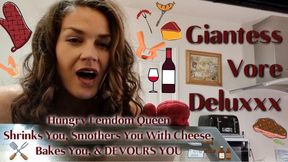 My 1st Giantess Creation - Drench You In Cheese Then Bake You In Oven