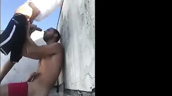 Amateur Outdoor Blowjob in Public