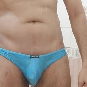 Its bathing time again with my hot sexy underwear