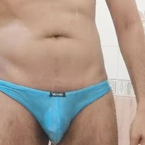 Its bathing time again with my hot sexy underwear