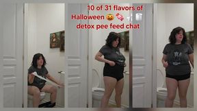 10 of 31 FLAVORS of Halloween Toilet Treats AM WAKEUP EXTREME 1ST PEE DETOX FEED