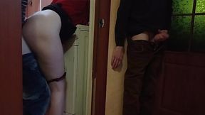 Lustful amateur wife fucks stranger while her cuck hubby jerks off to it