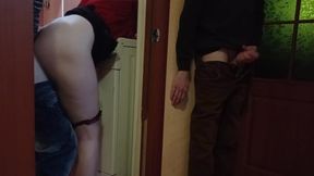Lustful amateur wife fucks stranger while her cuck hubby jerks off to it