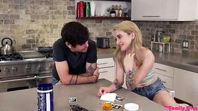 ”Dirty minded Step Sister Lola Fae seducing horny step bro”