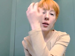 Curly Blonde Teen Records Solo Dildo Masturbation More at