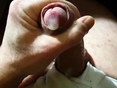Uncut Cumshot Foreskin Play Orgasm watching Porn
