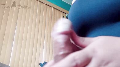 Long Nails Frenulum Rubbing Ruined Orgasm With Oil Cock Massage
