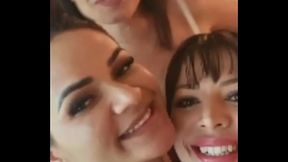Pamela pantera dan&ccedil_ando funk com marcela branquinha e luna oliveira... atrizes porno e acompanhamtes de luxo