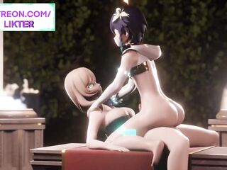 VENTI FROM GENSHIN IMPACT SCREWED AND CREAMPIED BY FUTA - FUTANARI ANAL SCREW MANGA