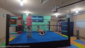 BTS Video Constance Face sitting and Scissor on Jack