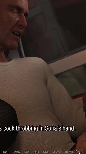 Cheating Sofia and Secret Affairs - Day 9: Corruption Lvl 4 - Wild Whore: Fucking the Old Newsstand Man in His Car