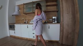 Neighbor&rsquo_s Sugar Request Turns Into a Morning Fuck
