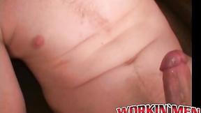 ”Older amateur has a fun time stroking his dick on the couch”