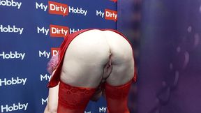 German Big Tiddy Granny Shows Her Horny Body