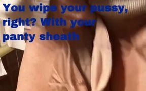 JOI Francais - How to Dry Yourself Well with a Girdle - French Amateur Video Eng Sub