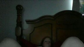 Canadian Tattooed Blonde Strips Naked on Her Bed While Masturbating