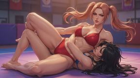 Female Wrestling Stories #2: Strawberry Blonde's Mat Confession