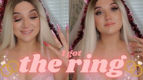 I Got The Ring - Wife Degradation - TheGoddessEmmy, GoddessEmmy, Goddess Emmy, Emmy - Valentine's Degrading Wife Humiliation, Homewrecking Blonde Mistress