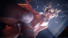 Petite doctor takes rough anal fucking in Overwatch hentai animation