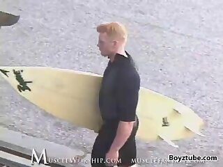 Rob Cody At The Beach And Then Stripping And Jacking Off